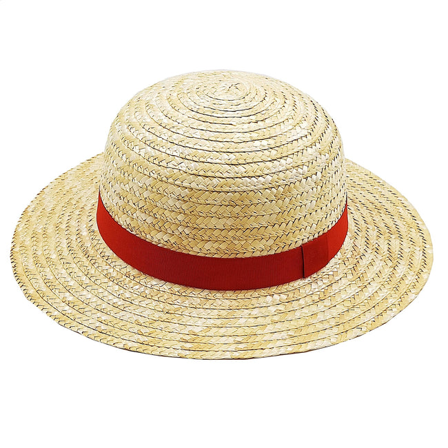 Memfish Straw Hat Halloween Party Yellow Strawhats with String Summer Beach Hats Performance Props for Youth Men Women Hover Image