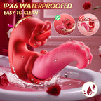 Sex Toys Realistic Tongue Vibrator for Women – 10 Licking Clitoral & 10 Swing Vibration Modes, AAVibe Rose Toy Thrusting Vibrators Dildo, Adult Toy Stimulator Pleasure Tools for Female Couples Games