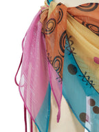 MEOWCOS Gothic Swimsuit for Women Goth Bikini Retro Cosplay Bath Swimwear with overskirt