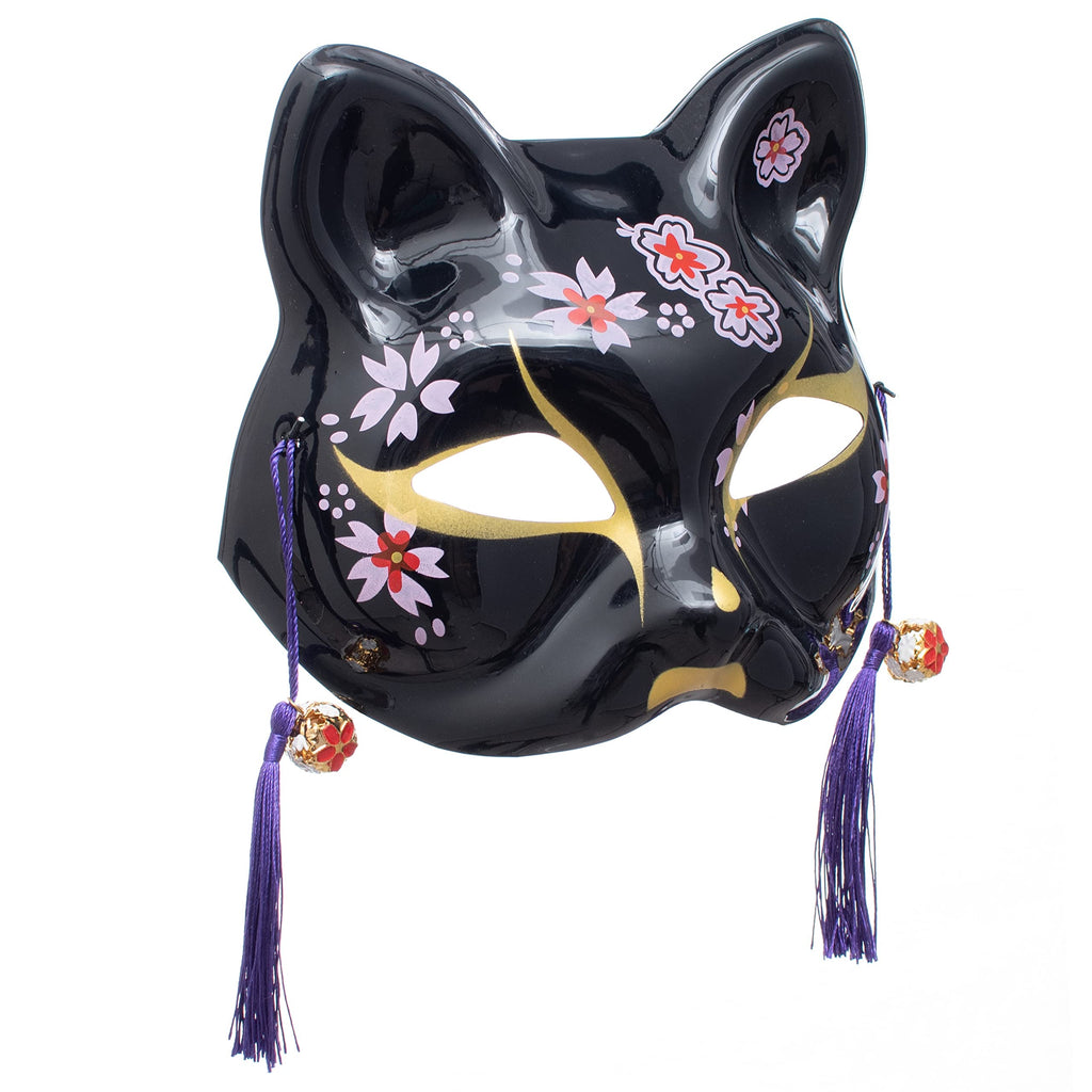 AiMiNa Japanese Kitsune Inu Boku Fox Cat Cute Cosplay Half Mask Masquerade Christmas(Style 3)
