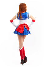 OURCOSPLAY Women's Tsukino Usagi Adult Cosplay Costume 7 Pcs Set (Women L)