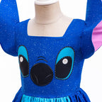 Sztylong Blue Animal Costume for Girls Hawaiian Dress Up With Headband and Gloves