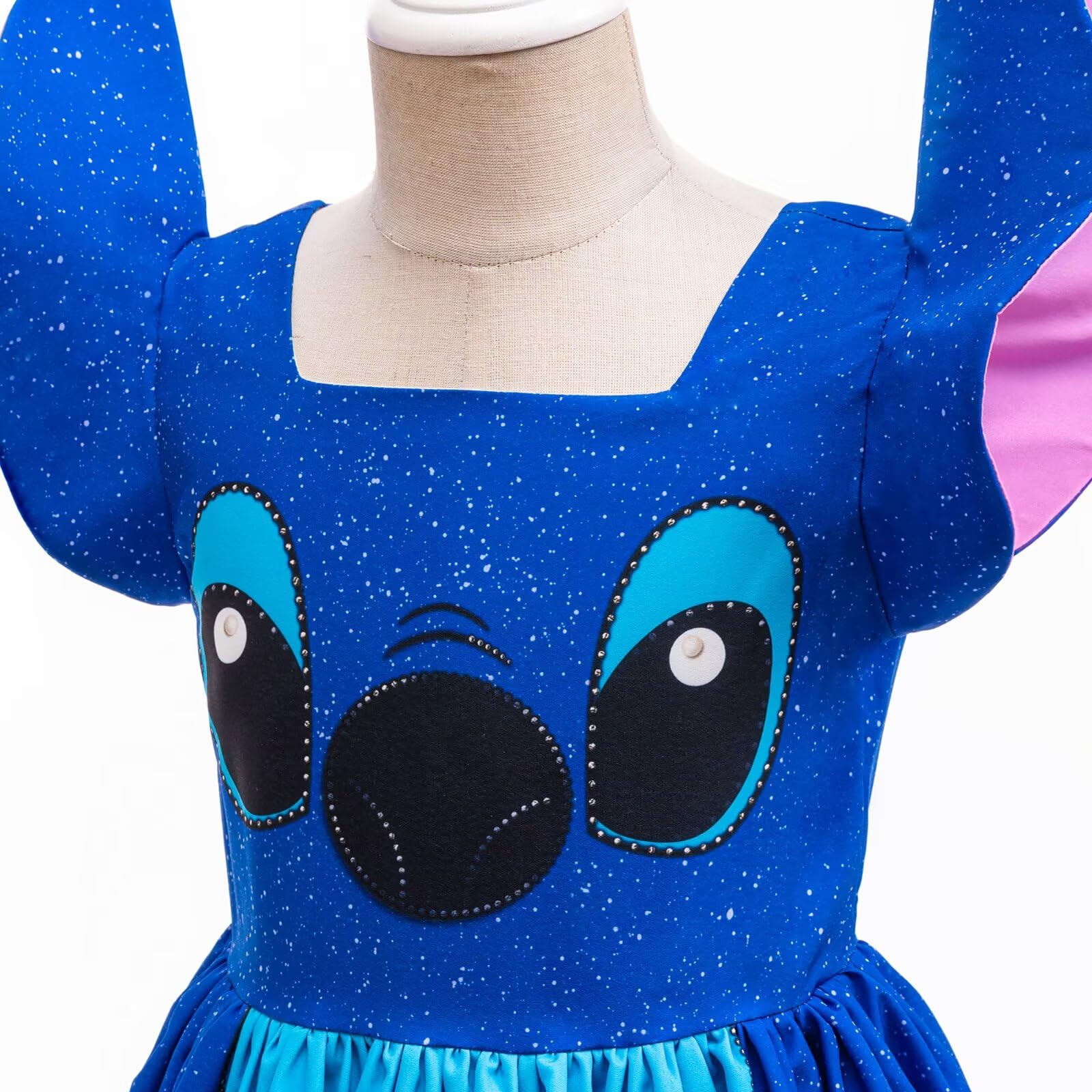 Sztylong Blue Animal Costume for Girls Hawaiian Dress Up With Headband and Gloves
