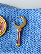 Cielo West Gummy Bear Sparkle Glitter Cute Lapel Pin Backpacks Set of 2 (Sailor Moon, 2)