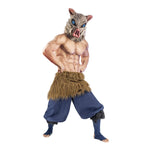 Anime Cosplay Costume for Hashibira Inosuke Pants Fancy Dress Adults Pants Loose of Men Small-Large (Large)