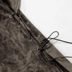 TEYHUI 5 Pcs Norse Viking costume men renaissance costume Medieval tunic Pirate costume men adult(Z3758GY,L)