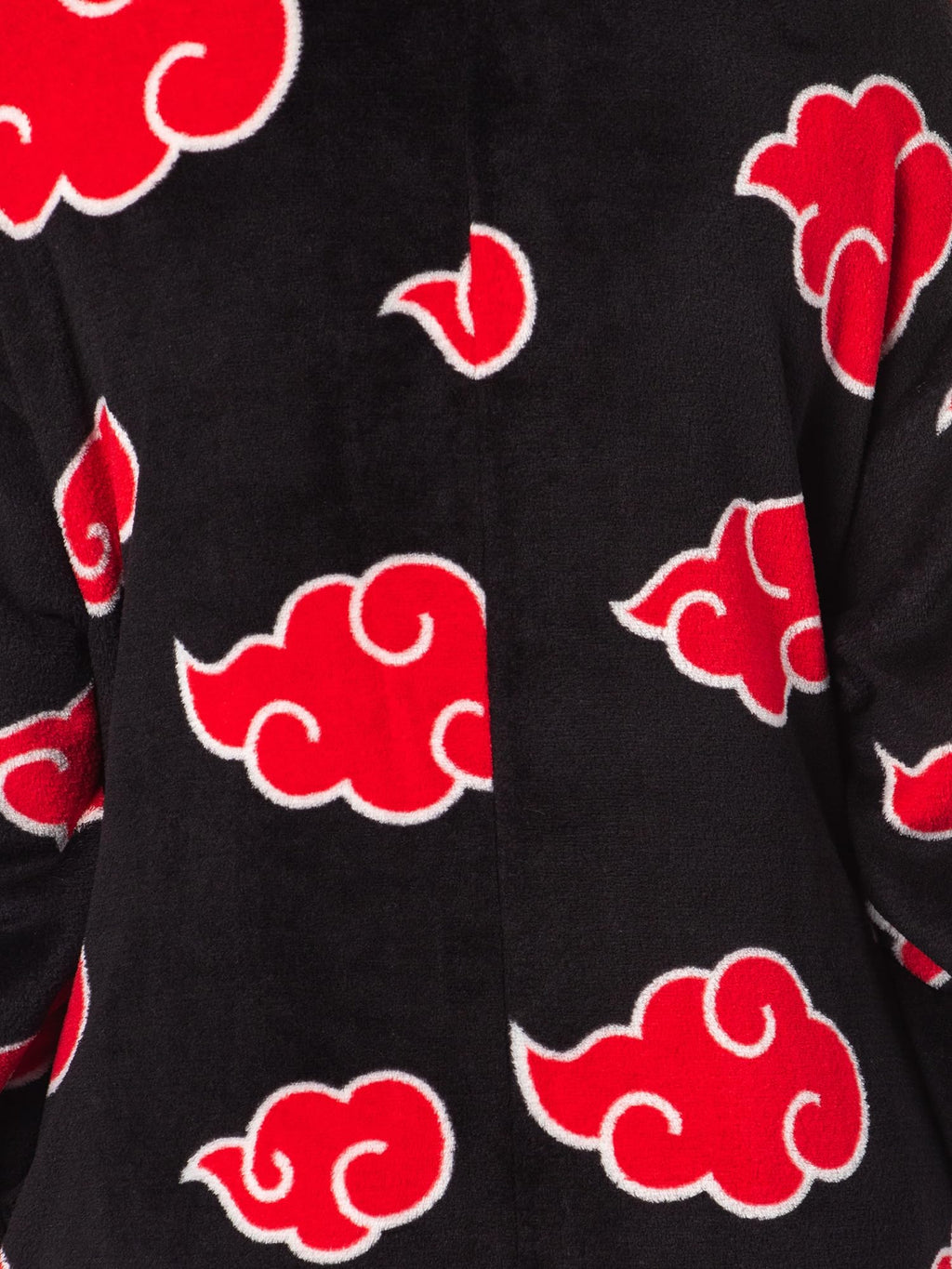 Bioworld Naruto Kigurumi Shippuden Akatsuki Red Clouds Adult Costume Pajama Union Suit for Men Women (CloudV1, 2X-Large/3X-Large)