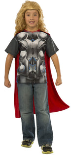 Rubie's Avengers 2 Age of Ultron Child's Thor T-Shirt and Cape, Large