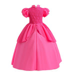 Princess Costume for Girls Cosplay Dress Halloween Birthday Party Dress Up Outfit 3-12Y