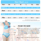 Women One Piece Swimsuit Bathing Swimwear Bodysuit Goth Cute Style