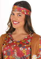 Fun World womens Peace Love Hippie Costume Adult, Multi, Small US