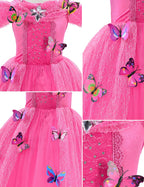 Princess Dress Up Party Costumes with Deluxe Accessories Set