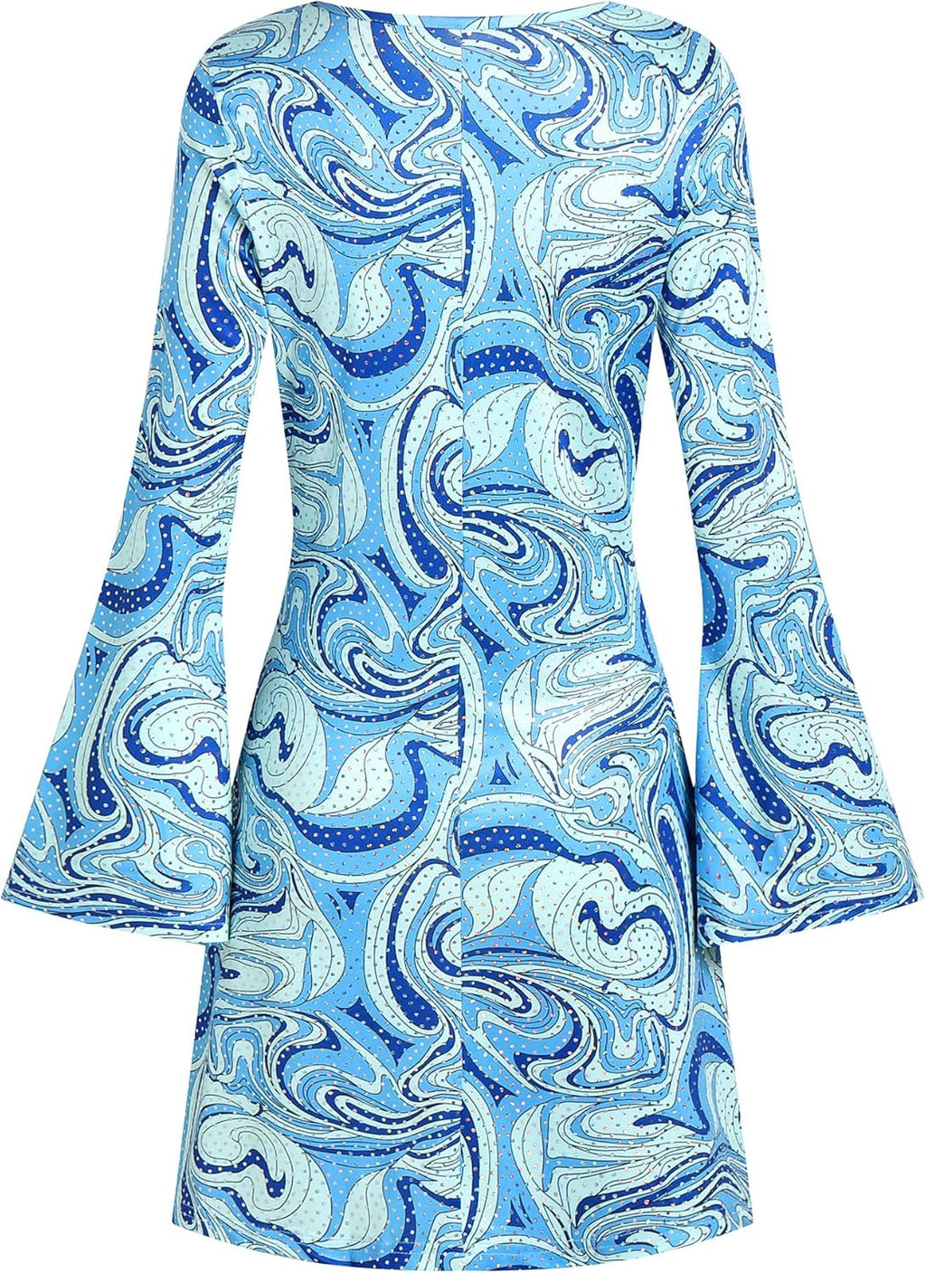 70s Disco Outfit Women, 7 PCS 70's Disco Dress Costume Hippie Clothes Accessories Jewelry Halloween