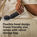 LuLu Wand Massager Vibrator for Women - Powerful Multi-Speed Waterproof Vibrating Wand with Tiger Eye Yoni Egg - Silent Rechargeable Sex Toy for Clitoral Stimulation