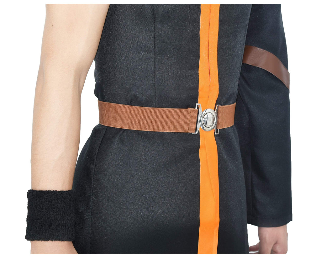 DAZCOS US Size Men's Anime Cosplay Halloween Costume With Scarf Wrister (Medium)