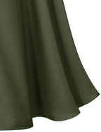 Yuriko Medieval Renaissance Cloak With Hood - Vintage Cape Cosplay Robe Halloween Costume (Green S)