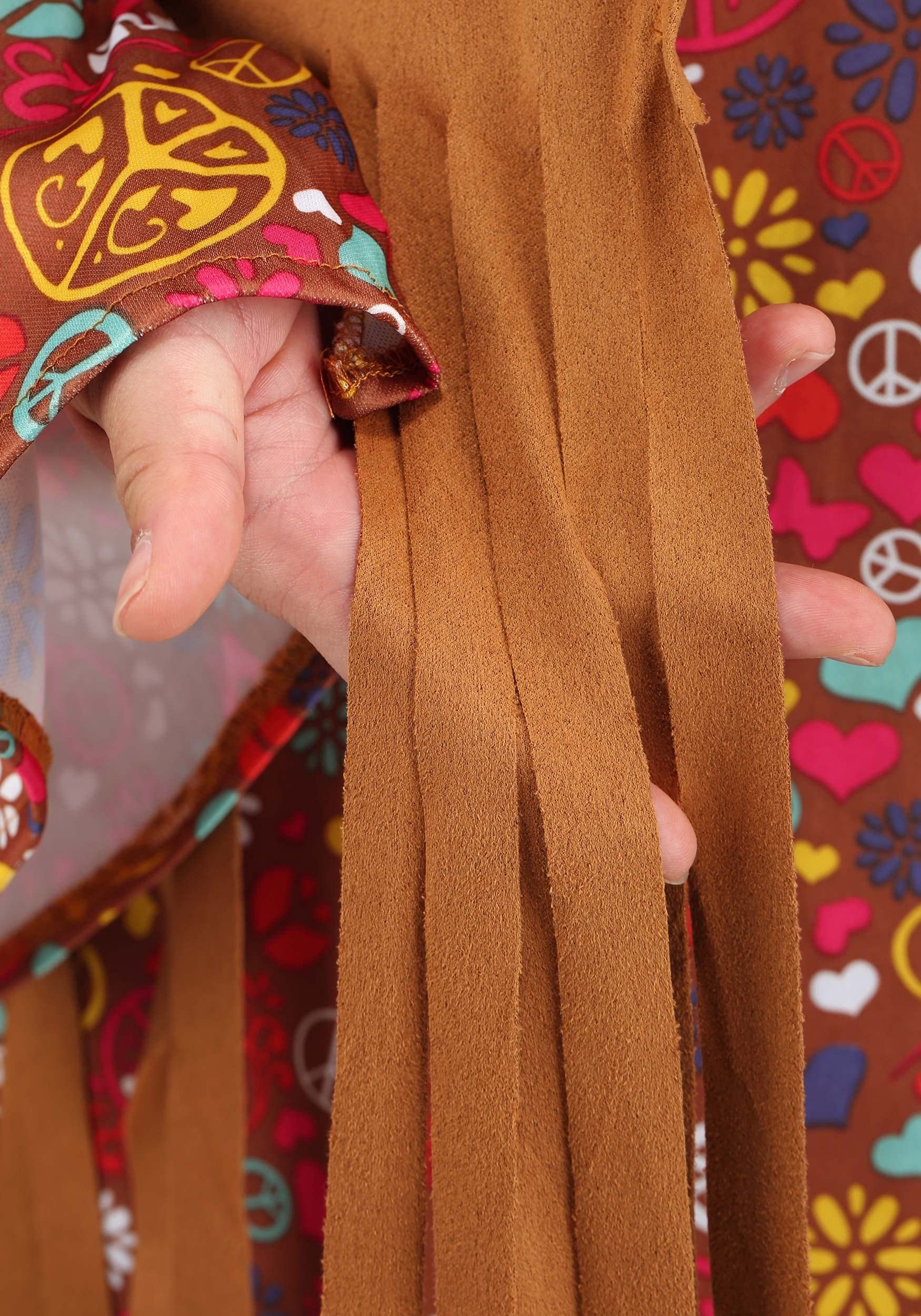 Fun World womens Peace Love Hippie Costume Adult, Multi, Small US