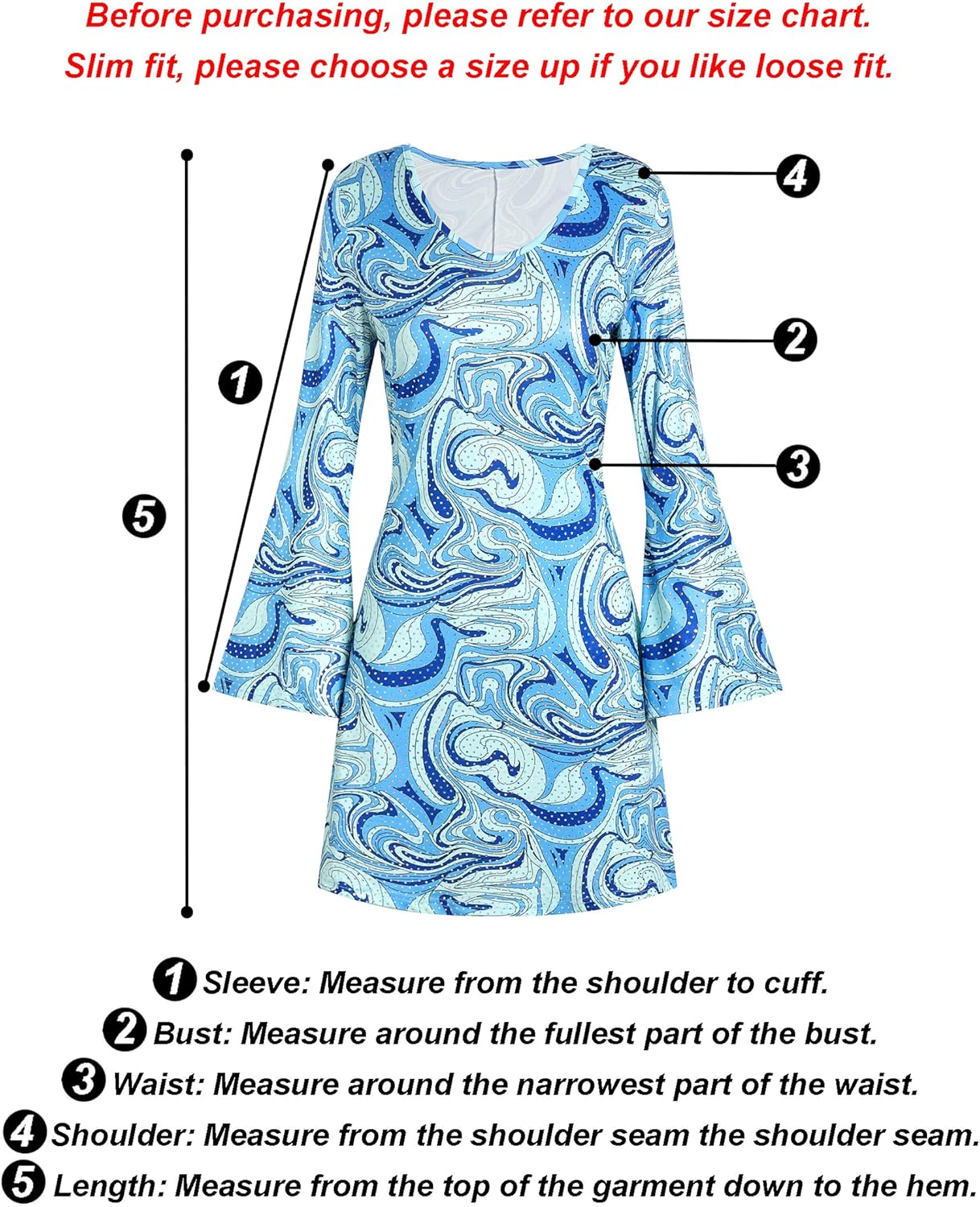 70s Disco Outfit Women, 7 PCS 70's Disco Dress Costume Hippie Clothes Accessories Jewelry Halloween