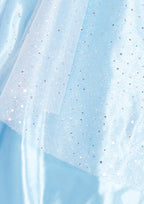 Leg Avenue Womens - 3 Piece Classic Cinderella Gown Set Full Length Family Friendly Princess Dress and Headband Set Adult Sized Costumes, Blue, Medium US