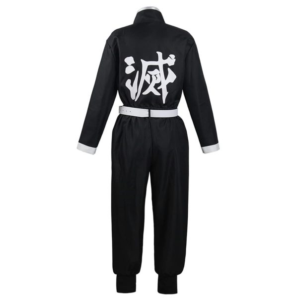 Mens Cosplay Costume Japanese Anime Cosplay Black Team Uniform Kimonos Outfit (-XLarge-, Black) - Image 4
