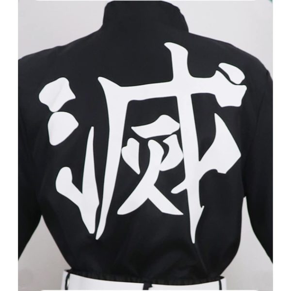 Mens Cosplay Costume Japanese Anime Cosplay Black Team Uniform Kimonos Outfit (-XLarge-, Black) - Image 2