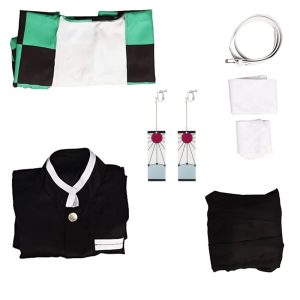 Moalioi Anime Cosplay Costume Kimono Halloween Women Men's Set Accessories