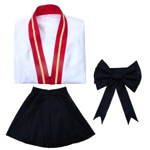 BYHai Demon Slayer Rengoku Kyoujurou Cosplay Costume Japanese Anime Lolita Kimono Maid Cosplay Uniform Dress Outfit Adult L, Multicolored