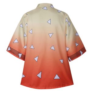 ACEFAST INC Zenitsu Tanjiro Cosplay Costume Outfit Robe Costume Anime Jackets