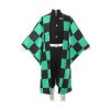 CR ROLECOS Tanjirou Kamado Cosplay Costume for Tanjiro Cosplay Kimono Outfit Uniform Suit Halloween M