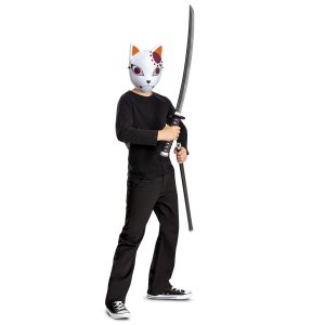Demon Slayer Tanjiro Fox Warding Mask, Official Demon Slayer Costume Accessory, One Size