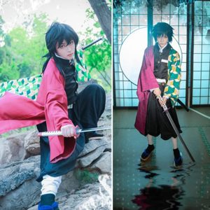Cosplay Costume Anime Cosplay Kimonos Outfit Uniform Halloween (L, Suit-2)