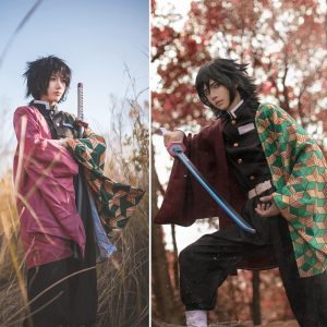 Cosplay Costume Anime Cosplay Kimonos Outfit Uniform Halloween (L, Suit-2)