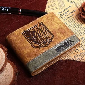 Attack on Titan Multi-Card Compact Center Flip Bifold Wallet