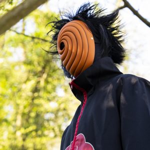 ABYSTYLE Naruto Shippuden Tobi Mask Replica Cosplay Anime Manga Cosplay Costumes Accessories Merch Gift