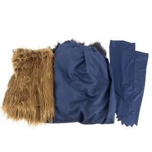 Anime Cosplay Costume for Hashibira Inosuke Pants Fancy Dress Adults Pants Loose of Men Small-Large (Medium)
