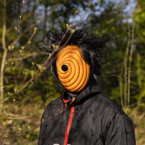 ABYSTYLE Naruto Shippuden Tobi Mask Replica Cosplay Anime Manga Cosplay Costumes Accessories Merch Gift