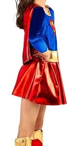 Rubies DC Comics Superheroes: Supergirl Costume Dress for Kids, Girl's Medium