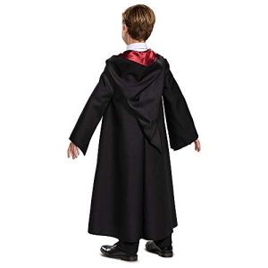 Disguise Harry Potter Gryffindor Robe, Official Hogwarts Wizarding World Costume Robe, Deluxe Kids Dress Up Accessory, Child Size Medium (7-8), Black & Red