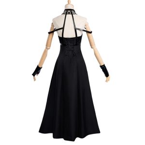 AKTOTO Thorn Princess Yor Forger Cosplay Gothic Dress Anya Forger Cosplay Anime Halloween Full Dress with Wig