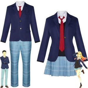 Anime My Dress Up Darling Season 2 Cosplay Costume Outfit Gojo Wakana Uniform Full Set Halloween Dress Up Suit (L)
