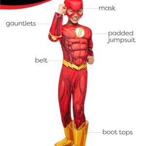 DC Comics Superheroes: The Flash Costume for Kids by Rubies, Boy's Small
