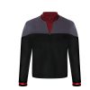 aiweran Star Picard Costume Men's Suit Jacket with Inner Shirt Nemesis Uniform Costume (Black, XL), X-Large