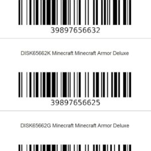 Armor Deluxe Minecraft Costume, Blue, Small (4-6)