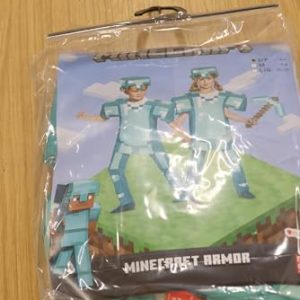 Armor Deluxe Minecraft Costume, Blue, Small (4-6)