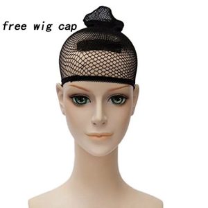 Anime Black Cosplay Wig Straight Cute Wig Costume Cosplay Wigs Halloween Party Comic Wig + Wig Cap