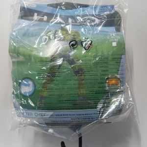Disguise Halo Infinite Master Chief Costume, Kids Size Muscle Padded Video Game Inspired Character Jumpsuit, Child Size Small (4-6) Green & Black