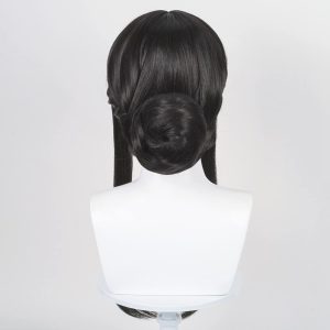 Anime Black Cosplay Wig Straight Cute Wig Costume Cosplay Wigs Halloween Party Comic Wig + Wig Cap