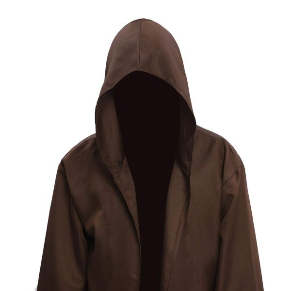 EONPOW Wizard Tunic Hooded Robe Halloween Cloak Cosplay Costumes - Image 3