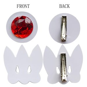 4Pcs Moon Hair Clips Accessories set