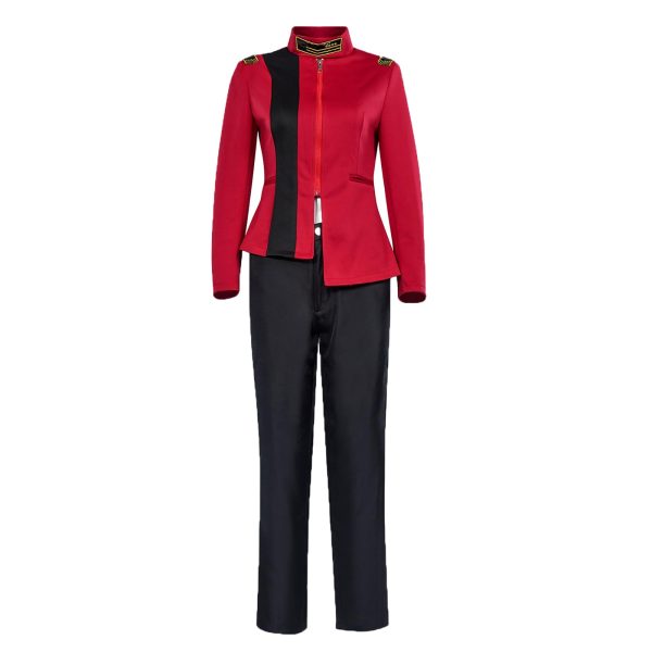 aiweran Star Series Discovery Costume Command Uniform Adult Jacket Pants Full Set for Mens Womens (Male, X-Large)